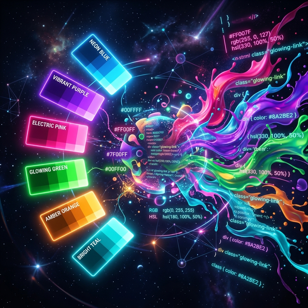 3D visualization of web color formats