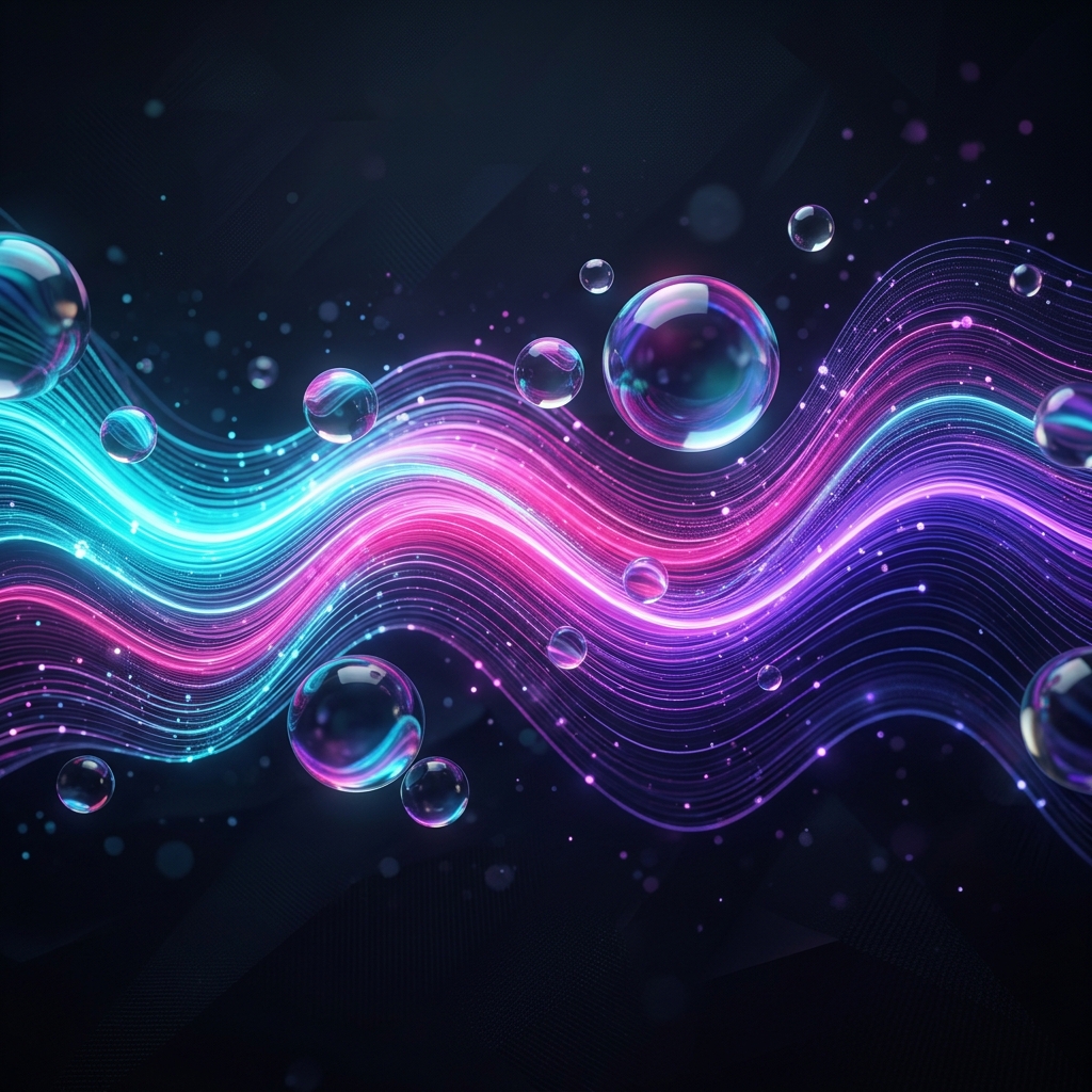 Abstract colorful CSS gradient visualization