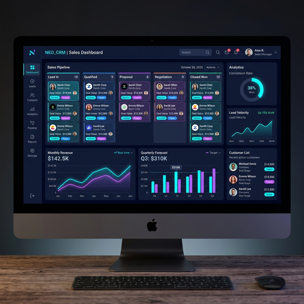 Custom CRM Dashboard